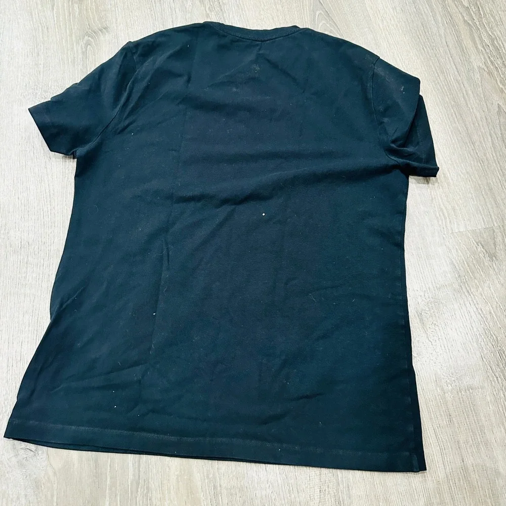 Banana Republic T Shirt Mens Large Black Premium Pima Stretch Cotton T-Shirt